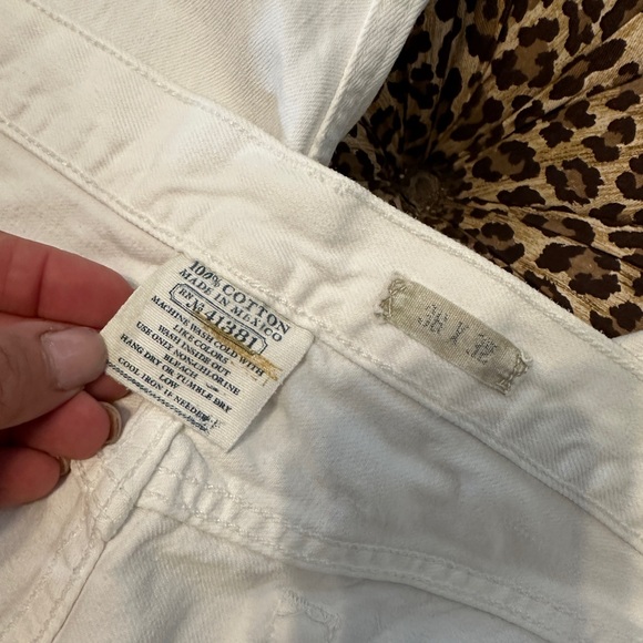 Polo Ralph Lauren Triple Threat White Pants Jeans 36x32 - Picture 6 of 6